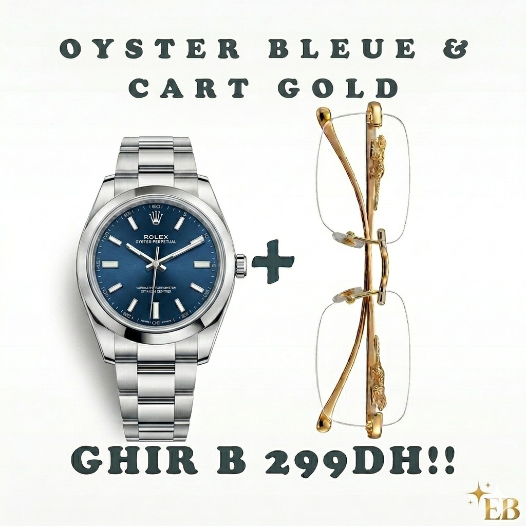 ROLEX BLUE + CARTIER
