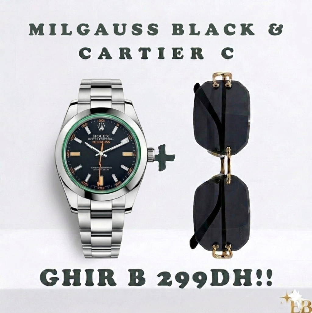 ROLEX MILGAUSS + CARTIER C