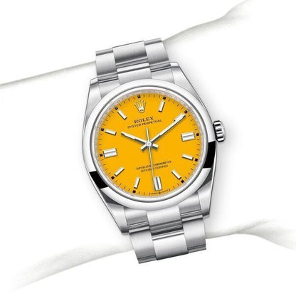 oyster perpetual jaune