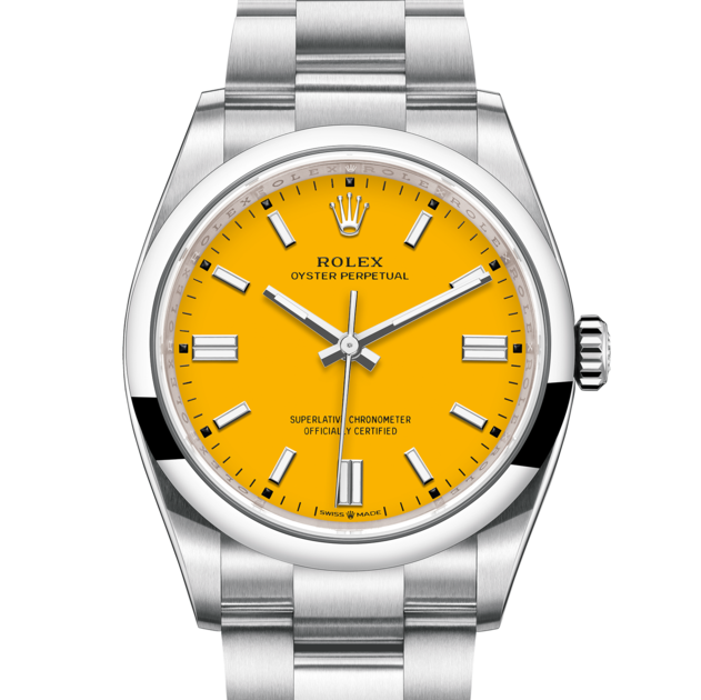 oyster perpetual jaune