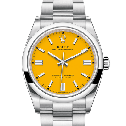 oyster perpetual jaune