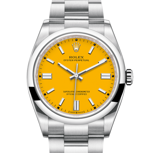 oyster perpetual jaune